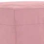 Pink velvet footrest 70x55x41 cm by vidaXL, Ottomans - Ref: Foro24-349320, Price: 58,47 €, Discount: %