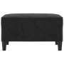 Fußstütze aus schwarzem Samt 70x55x41 cm von vidaXL, Osmanen - Ref: Foro24-349322, Preis: 59,07 €, Rabatt: %