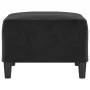 Black velvet footrest 70x55x41 cm by vidaXL, Ottomans - Ref: Foro24-349322, Price: 58,18 €, Discount: %
