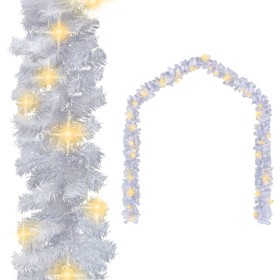 Christmas garland with 20m white LED lights by vidaXL, Christmas lights - Ref: Foro24-284313, Price: 76,56 €, Discount: %