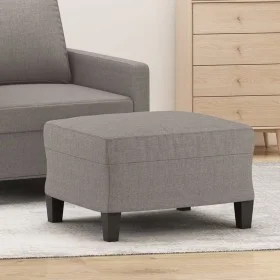 Taupe gray fabric footrest 60x50x41 cm by vidaXL, Ottomans - Ref: Foro24-349334, Price: 55,62 €, Discount: %