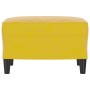 Fußstütze aus gelbem Samt 60x50x41 cm von vidaXL, Osmanen - Ref: Foro24-349299, Preis: 53,89 €, Rabatt: %