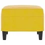 Fußstütze aus gelbem Samt 60x50x41 cm von vidaXL, Osmanen - Ref: Foro24-349299, Preis: 53,08 €, Rabatt: %
