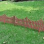 Lawn separator edges 17 pcs 10 m brown by vidaXL, Garden edging and edging - Ref: Foro24-41228, Price: 45,85 €, Discount: %