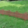 Lawn separator edges 17 pcs 10 m brown by vidaXL, Garden edging and edging - Ref: Foro24-41228, Price: 47,14 €, Discount: %
