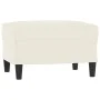 Fußstütze aus cremefarbenem Samt 60x50x41 cm von vidaXL, Osmanen - Ref: Foro24-349301, Preis: 51,32 €, Rabatt: %