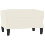 Fußstütze aus cremefarbenem Samt 60x50x41 cm von vidaXL, Osmanen - Ref: Foro24-349301, Preis: 52,14 €, Rabatt: %