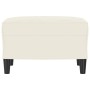 Fußstütze aus cremefarbenem Samt 60x50x41 cm von vidaXL, Osmanen - Ref: Foro24-349301, Preis: 52,14 €, Rabatt: %