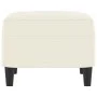 Fußstütze aus cremefarbenem Samt 60x50x41 cm von vidaXL, Osmanen - Ref: Foro24-349301, Preis: 51,32 €, Rabatt: %