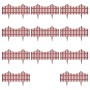 Lawn separator edges 17 pcs 10 m brown by vidaXL, Garden edging and edging - Ref: Foro24-41228, Price: 45,85 €, Discount: %