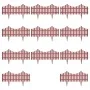 Lawn separator edges 17 pcs 10 m brown by vidaXL, Garden edging and edging - Ref: Foro24-41228, Price: 47,14 €, Discount: %