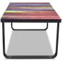 Coffee table with rainbow print top by vidaXL, Coffee table - Ref: Foro24-241175, Price: 58,26 €, Discount: %