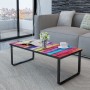 Coffee table with rainbow print top by vidaXL, Coffee table - Ref: Foro24-241175, Price: 59,18 €, Discount: %
