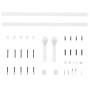 Puerta corredera con herrajes madera maciza de pino 80x210 cm de vidaXL, Puertas - Ref: Foro24-3203023, Precio: 190,54 €, Des...