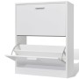 Mueble zapatero blanco con 2 compartimentos de vidaXL, Zapateros y organizadores de calzado - Ref: Foro24-241242, Precio: 63,...