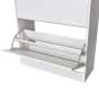 Mueble zapatero blanco con 2 compartimentos de vidaXL, Zapateros y organizadores de calzado - Ref: Foro24-241242, Precio: 63,...