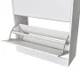 White shoe cabinet with 2 compartments by vidaXL, Shoe racks and shoe organizers - Ref: Foro24-241242, Price: 68,78 €, Discou...