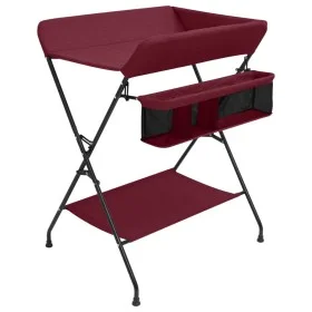 Red iron changing table by vidaXL, Baby changing tables - Ref: Foro24-10269, Price: 87,01 €, Discount: %