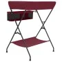 Red iron changing table by vidaXL, Baby changing tables - Ref: Foro24-10269, Price: 87,01 €, Discount: %