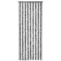 Gray and white chenille mosquito net curtain 90x220 cm by vidaXL, Mosquito nets for windows - Ref: Foro24-241224, Price: 50,8...