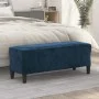 Bank aus blauem Samt 100x35x41 cm von vidaXL, Banken - Ref: Foro24-349430, Preis: 57,84 €, Rabatt: %