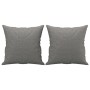 Cojines decorativos 2 uds tela gris oscuro 40x40 cm by vidaXL, Cushions - Ref: Foro24-349472, Price: 22,23 €, Discount: %