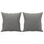 Cojines decorativos 2 uds tela gris oscuro 40x40 cm by vidaXL, Cushions - Ref: Foro24-349472, Price: 21,97 €, Discount: %