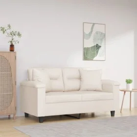 Dekokissen 2 Stück Mikrofaserstoff beige 40x40 cm von vidaXL, Kissen - Ref: Foro24-349500, Preis: 15,68 €, Rabatt: %