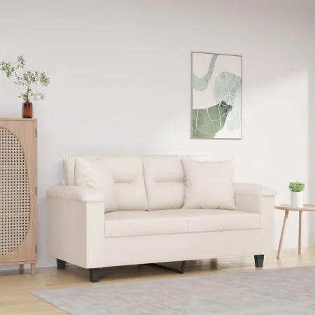 Cojines decorativos 2 uds tela microfibra beige 40x40 cm de vidaXL, Cojines - Ref: Foro24-349500, Precio: 15,46 €, Descuento: %