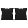 Dekokissen 2 Stück Mikrofaserstoff schwarz 40x40 cm von vidaXL, Kissen - Ref: Foro24-349498, Preis: 20,01 €, Rabatt: %
