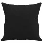 Decorative cushions 2 units microfiber fabric black 40x40 cm by vidaXL, Cushions - Ref: Foro24-349498, Price: 19,69 €, Discou...