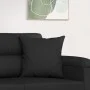 Decorative cushions 2 units microfiber fabric black 40x40 cm by vidaXL, Cushions - Ref: Foro24-349498, Price: 19,69 €, Discou...