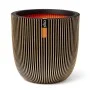 Capi Groove black and gold pot 43x41 cm by Capi, Pots and planters - Ref: Foro24-445487, Price: 100,26 €, Discount: %