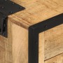 Mesita de noche madera maciza de mango sin tratar 43x30x51 cm de vidaXL, Mesitas de noche - Ref: Foro24-285892, Precio: 130,8...
