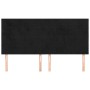 Headboards 4 units of black velvet 100x5x78/88 cm by vidaXL, Headboards and footboards - Ref: Foro24-3116400, Price: 120,04 €...
