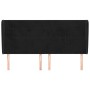 Headboard with black velvet ears 203x23x118/128 cm by vidaXL, Headboards and footboards - Ref: Foro24-3118024, Price: 140,49 ...