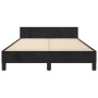 Bettgestell mit schwarzem Samtkopfteil 120x200 cm von vidaXL, Betten und Lattenroste - Ref: Foro24-3125747, Preis: 169,85 €, ...