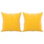 Cojines decorativos 2 uds terciopelo amarillo 40x40 cm de vidaXL, Cojines - Ref: Foro24-349491, Precio: 22,59 €, Descuento: %