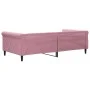 Rosafarbenes Samtschlafsofa 100x200 cm von vidaXL, Betten und Lattenroste - Ref: Foro24-354254, Preis: 191,23 €, Rabatt: %