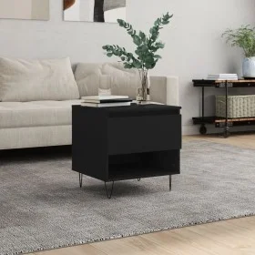 Engineered wood black coffee table 50x46x50 cm by vidaXL, Coffee table - Ref: Foro24-830910, Price: 36,59 €, Discount: %