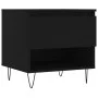 Engineered wood black coffee table 50x46x50 cm by vidaXL, Coffee table - Ref: Foro24-830910, Price: 36,59 €, Discount: %
