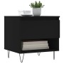 Engineered wood black coffee table 50x46x50 cm by vidaXL, Coffee table - Ref: Foro24-830910, Price: 36,92 €, Discount: %