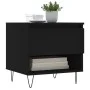 Engineered wood black coffee table 50x46x50 cm by vidaXL, Coffee table - Ref: Foro24-830910, Price: 36,59 €, Discount: %
