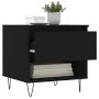 Engineered wood black coffee table 50x46x50 cm by vidaXL, Coffee table - Ref: Foro24-830910, Price: 36,59 €, Discount: %