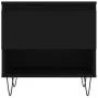 Engineered wood black coffee table 50x46x50 cm by vidaXL, Coffee table - Ref: Foro24-830910, Price: 36,59 €, Discount: %