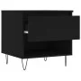Engineered wood black coffee table 50x46x50 cm by vidaXL, Coffee table - Ref: Foro24-830910, Price: 36,59 €, Discount: %