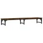 Support screen made of smoked oak wood, 105x23x15.5 cm by vidaXL, Computer bases and risers - Ref: Foro24-834012, Price: 31,1...