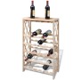Wine rack with shelves for 25 bottles solid fir wood by vidaXL, Wine racks - Ref: Foro24-241068, Price: 51,88 €, Discount: %