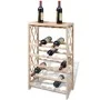 Wine rack with shelves for 25 bottles solid fir wood by vidaXL, Wine racks - Ref: Foro24-241068, Price: 50,94 €, Discount: %