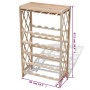 Wine rack with shelves for 25 bottles solid fir wood by vidaXL, Wine racks - Ref: Foro24-241068, Price: 51,88 €, Discount: %